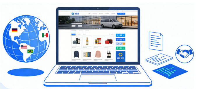 外貿網站建設設計案例